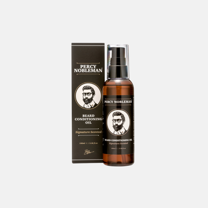 Óleo para barba Signature, €28, Percy Nobleman.
