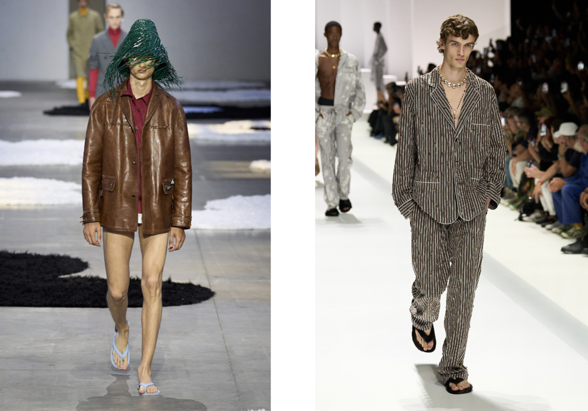 Prada; Dolce & Gabbana.