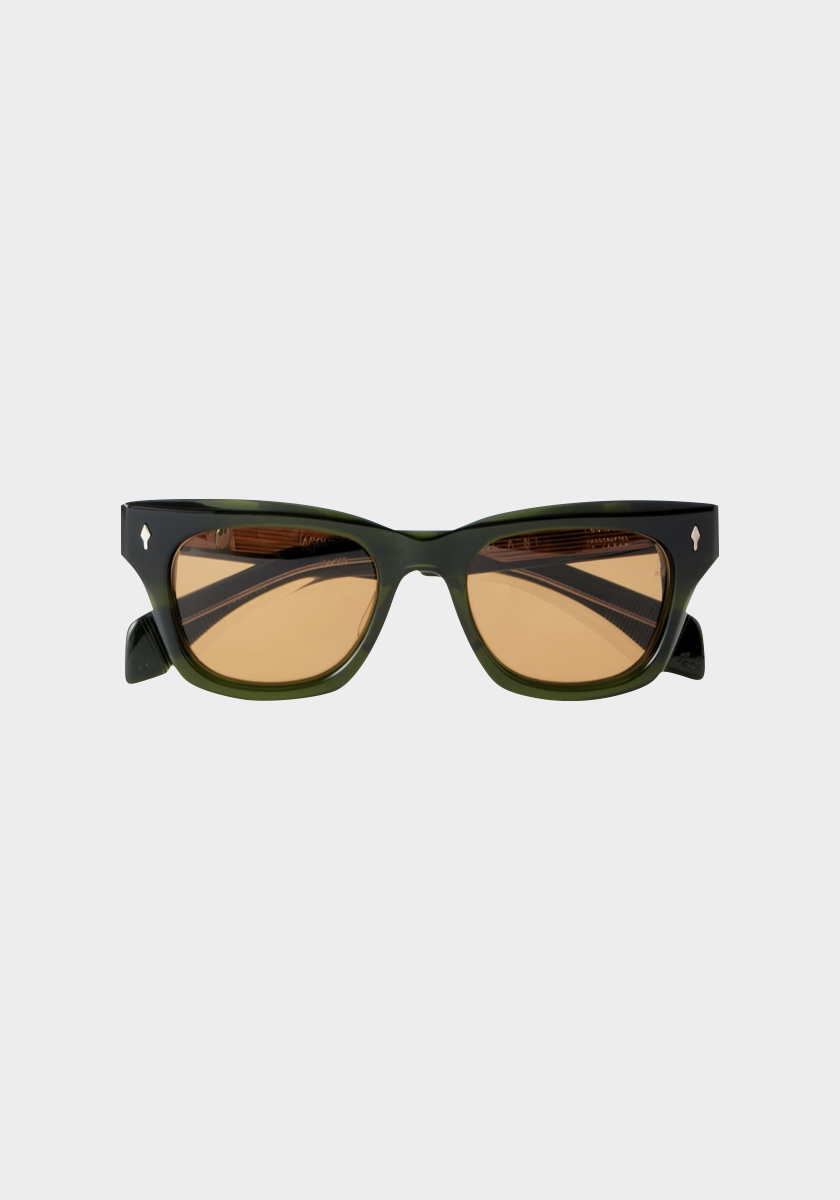 Óculos Dealan Square-Frame, €915, JACQUES MARIE MAGE, em Mrporter.com.