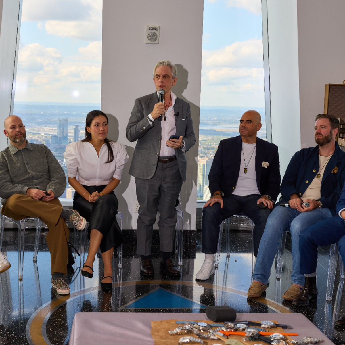 Hess dá as boas-vindas ao Rolliefest, no World Trade Centre, em 2025.