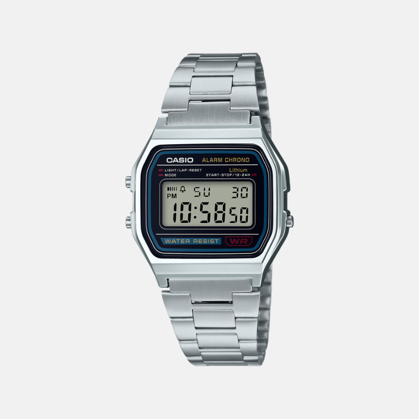 Relógio A158WA-1, preço sob consulta, Casio.